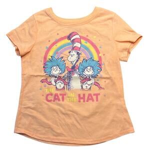 Cat in the Hat Jumping Beans Softest Tee Girls Size 4T Twins